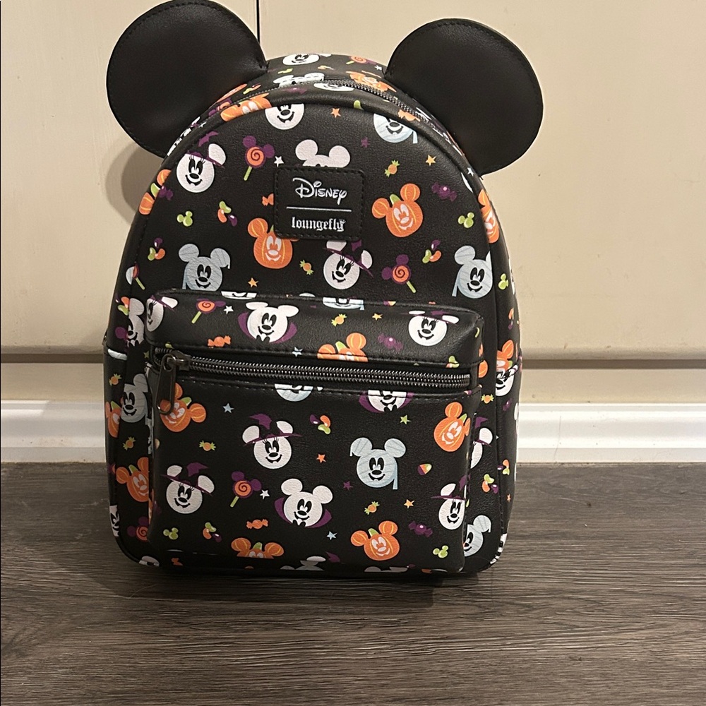 Loungefly Disney Mickey Mouse Black Kids Backpack